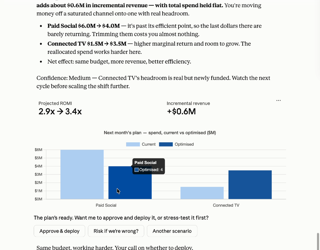 Maia Decide — product screenshot