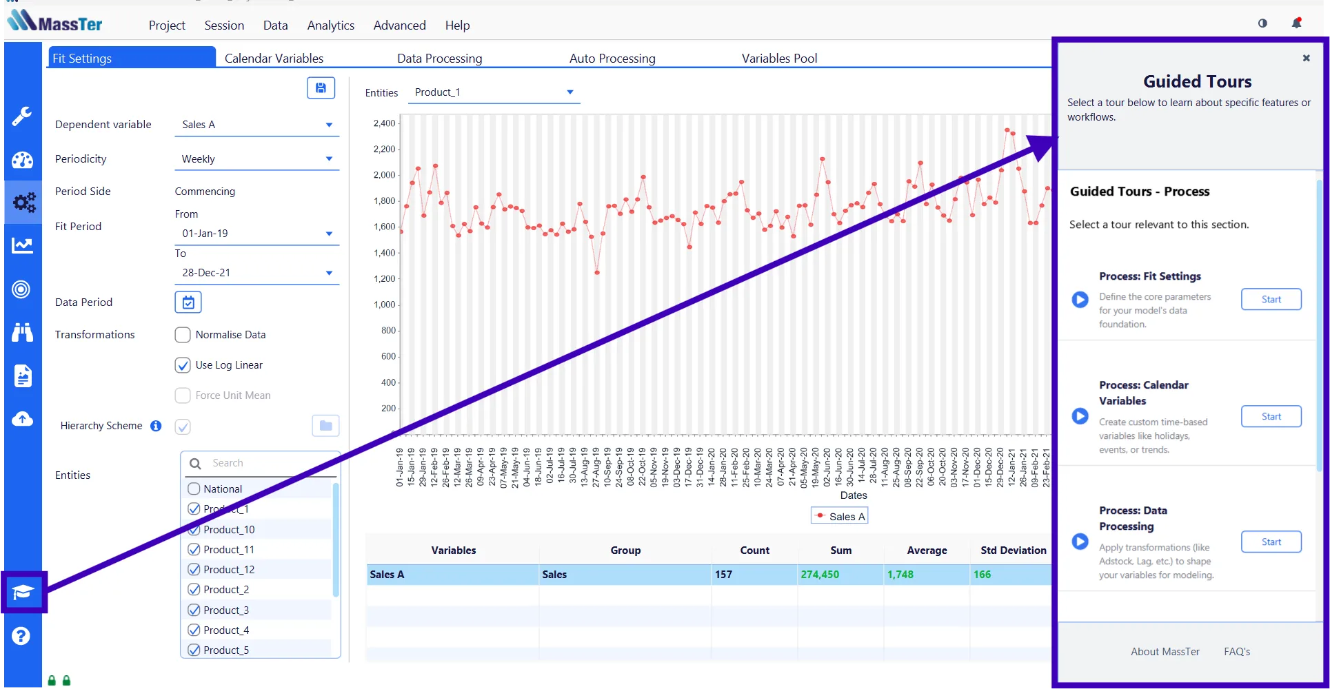 masster wizard scenarios