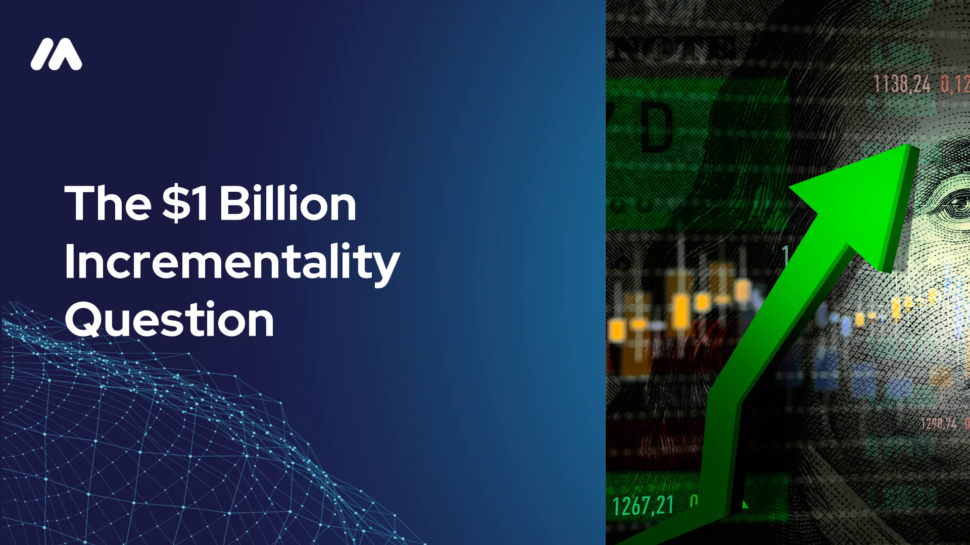 Incrementality measurement dashboard showing the $1 billion revenue impact of branded search spend – MASS Analytics