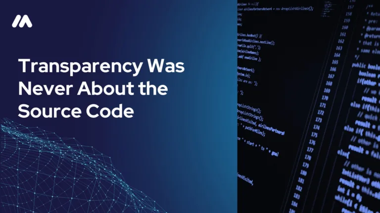Transparency Was Never About the Source Code