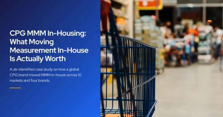 MMM in-housing: what moving measurement in-house is actually worth