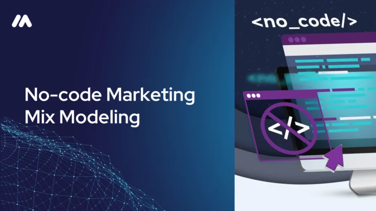 No-code marketing mix modeling: build MMM without writing code